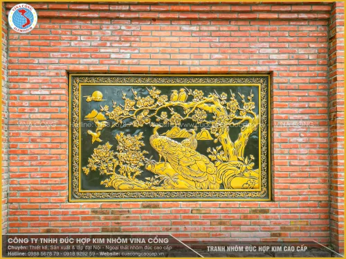 TRANH NHÔM ĐÚC CÔNG MAI PHÚ QUÝ