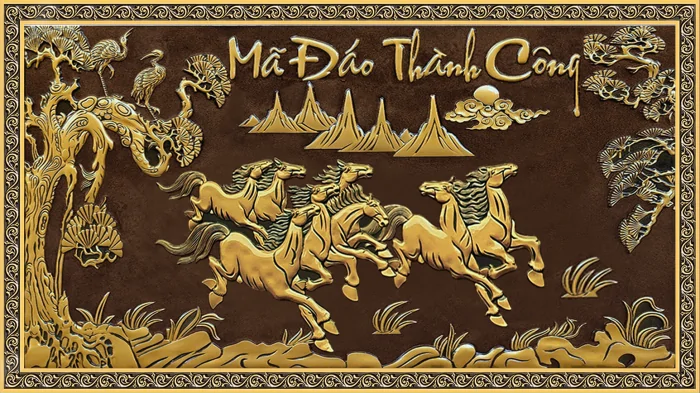 TRANH NHÔM ĐÚC MÃ ĐÁO THÀNH CÔNG