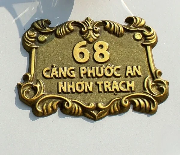 Biển số nhà 002