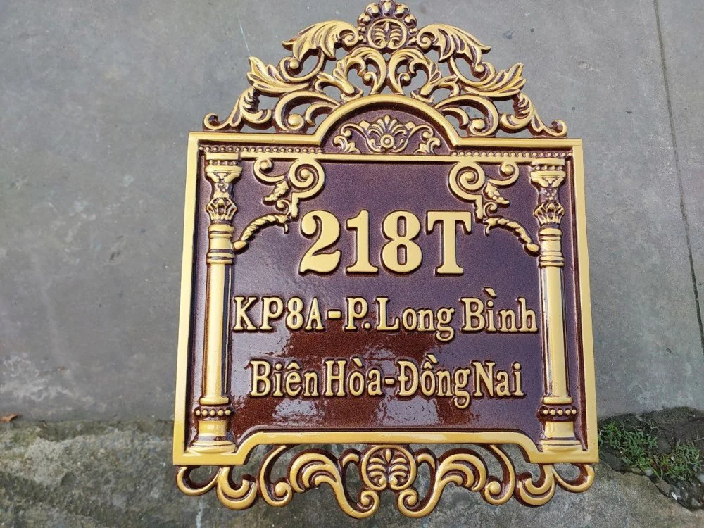 Biển số nhà 004